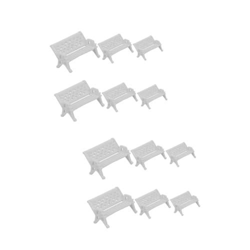 INOOMP 2 Sätze Sitze Rustikales Mini Bank Puppenhaus Bank Miniatur Stuhl Mini Simulationsstuhl Mini Stuhl Dekoration Mini Möbelmodell Miniatur Möbel Pp Weiß 6 Stück * 2 INOOMP 2 Sätze Sitze Rustikales Mini Bank Puppenhaus Bank Miniatur Stuhl Mini Simulationsstuhl Mini Stuhl Dekoration Mini Möbelmodell Miniatur Möbel Pp Weiß 6 Stück * 2 von INOOMP