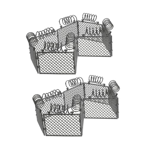 INOOMP 2 Sätze Zubehör Für Schutznetz-bausteine Scheune Mini Spielzeugzaun Kleiner Zaun Forderung Zaun Miniaturzaun Spielzeugzaun Aus Abs-Kunststoff Mini-scheunenzaun Grau Abs INOOMP 2 Sätze Zubehör Für Schutznetz-bausteine Scheune Mini Spielzeugzaun Kleiner Zaun Forderung Zaun Miniaturzaun Spielzeugzaun Aus Abs-Kunststoff Mini-scheunenzaun Grau Abs von INOOMP