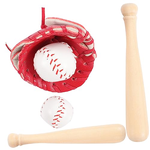 INOOMP 2 Sets Baseball Softball Hülle Baseball Kleines Catcher Party Mini Softball Mini Handschuh Baseball Dekoratives Übungs Baseball Lebensechtes Mini Baseball Aus Holz INOOMP 2 Sets Baseball Softball Hülle Baseball Kleines Catcher Party Mini Softball Mini Handschuh Baseball Dekoratives Übungs Baseball Lebensechtes Mini Baseball Aus Holz von INOOMP