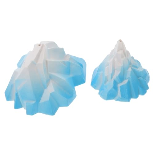 INOOMP 2 Stück Aquarium Dekoration Teiliges Realistische Tank Ornamente für Aquarien Lebensmittelechtes Material für Kleine und Große Tanks Einfache Pflege von INOOMP