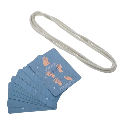 INOOMP 2 Stück Blumenkreuz geflochtenes Blumenseil Fingerspiel Handspiel Seil Kinderspiele Wiegenseil für Katzen Seilspielzeug Katzenwiegenspiel Fingerseilspiel Hanfseil Beige INOOMP 2 Stück Blumenkreuz geflochtenes Blumenseil Fingerspiel Handspiel Seil Kinderspiele Wiegenseil für Katzen Seilspielzeug Katzenwiegenspiel Fingerseilspiel Hanfseil Beige von INOOMP