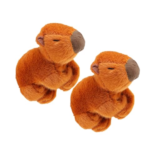 INOOMP 2 Stück Capybara Puppe Capybara Plüsch Capybara Schlagarmband Capybara Partydekorationen Gefülltes Capybara Plüschtier Capybara Dekoration Niedliches Capybara Weiches INOOMP 2 Stück Capybara Puppe Capybara Plüsch Capybara Schlagarmband Capybara Partydekorationen Gefülltes Capybara Plüschtier Capybara Dekoration Niedliches Capybara Weiches von INOOMP