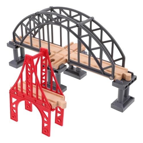 INOOMP 2 Stück Eisenbahnschienen Eisenbahnbrücke Eisenbahnzubehör Kunststoff Brückenpfeiler Eisenbahnschienenbrücke Eisenbahnschienenbrücke Kleine Brücke Modellbrücke Aus Holz INOOMP 2 Stück Eisenbahnschienen Eisenbahnbrücke Eisenbahnzubehör Kunststoff Brückenpfeiler Eisenbahnschienenbrücke Eisenbahnschienenbrücke Kleine Brücke Modellbrücke Aus Holz von INOOMP