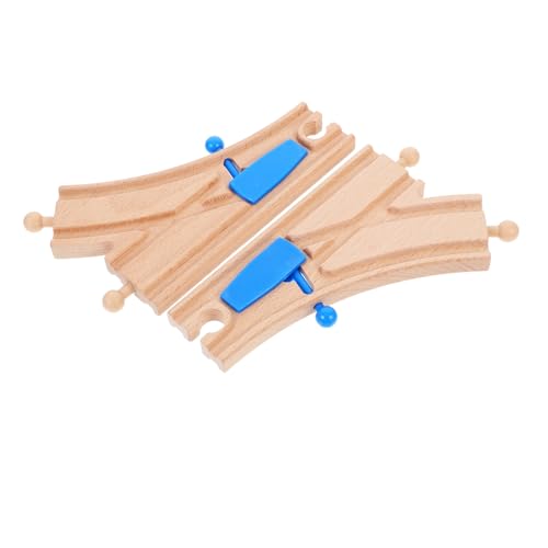 INOOMP 2 Stück Gleiszubehör Bahngleis Ersatz Schiene Spuren Zug verfolgen Gleisstützen gebogen rollender Zug-Trackball Zugtisch Holzbahn Auto-Track- Gleisausbau aus Holz Plastik INOOMP 2 Stück Gleiszubehör Bahngleis Ersatz Schiene Spuren Zug verfolgen Gleisstützen gebogen rollender Zug-Trackball Zugtisch Holzbahn Auto-Track- Gleisausbau aus Holz Plastik von INOOMP