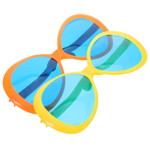 INOOMP 2 Stück Hawaiianische Brille Neuartige Partybrille Party Lustige Strand Luau Hawaiian Party- Aus Kunststoff Plastik INOOMP 2 Stück Hawaiianische Brille Neuartige Partybrille Party Lustige Strand Luau Hawaiian Party- Aus Kunststoff Plastik von INOOMP