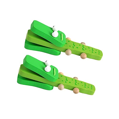 INOOMP 2 Stück Holz Castanets für Musikalisches Rhythmusfähigkeiten Leichtes und Tragbares Holzspielzeug für Kleinkinder Pädagogisches Handspielzeug für Frühe Musikausbildung INOOMP 2 Stück Holz Castanets für Musikalisches Rhythmusfähigkeiten Leichtes und Tragbares Holzspielzeug für Kleinkinder Pädagogisches Handspielzeug für Frühe Musikausbildung von INOOMP