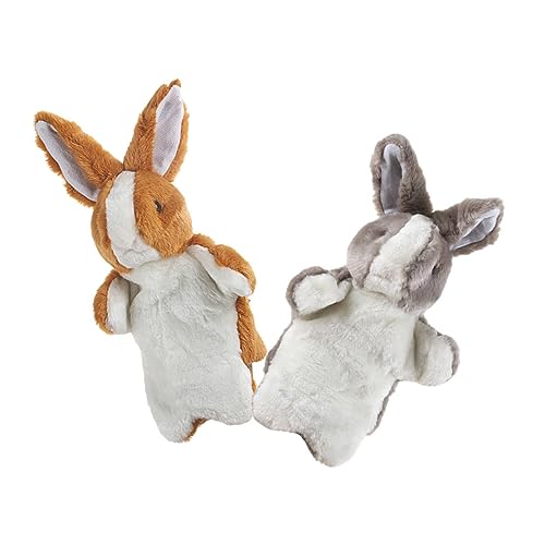 INOOMP 2 Stück Kaninchen Handpuppe Kleinkinderspielzeug Puppe Häschen Kaninchenpuppe Plüschtier Handpuppe Cartoon Tierhandpuppe Plüschtier Häschenfigur Kaninchen Fingerpuppe INOOMP 2 Stück Kaninchen Handpuppe Kleinkinderspielzeug Puppe Häschen Kaninchenpuppe Plüschtier Handpuppe Cartoon Tierhandpuppe Plüschtier Häschenfigur Kaninchen Fingerpuppe von INOOMP