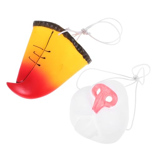 INOOMP 2 Stück Kaninchennasendekoration Kostümnase Hasennase Für Ostern Cosplay-maske Papageienschnabel Vogel Nasenparty Spaß Vogel Nasenkostüm Requisiten Bunny Nase Party Liefert Vinyl INOOMP 2 Stück Kaninchennasendekoration Kostümnase Hasennase Für Ostern Cosplay-maske Papageienschnabel Vogel Nasenparty Spaß Vogel Nasenkostüm Requisiten Bunny Nase Party Liefert Vinyl von INOOMP