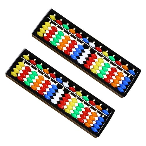 INOOMP 2 Stück Kunststoff Spielzeuge Mathe Lernhilfen für Hause Klassenzimmer für Montessori und Zähltraining INOOMP 2 Stück Kunststoff Spielzeuge Mathe Lernhilfen für Hause Klassenzimmer für Montessori und Zähltraining von INOOMP