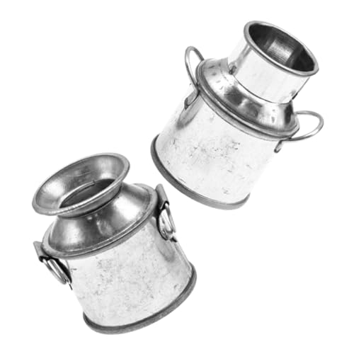INOOMP 2 Stück Mini-Blumentopf aus Weißblech Dekorationen Milchglas Milchtöpfe Container klein Mini -Eimer Mini-Blumenkübel Mini-Eimer aus Metall Gartenzubehör Mini Blumenkübel Legierung INOOMP 2 Stück Mini-Blumentopf aus Weißblech Dekorationen Milchglas Milchtöpfe Container klein Mini -Eimer Mini-Blumenkübel Mini-Eimer aus Metall Gartenzubehör Mini Blumenkübel Legierung von INOOMP