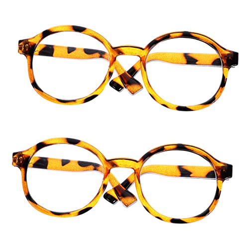 INOOMP 2 Stück Mini-Brille ferngläser kinderferngläser Fotografie-Requisiten für Puppen glänzend schnapsgläser stilvolle Brillenrequisiten ornamentale Glasdekore Plastik INOOMP 2 Stück Mini-Brille ferngläser kinderferngläser Fotografie-Requisiten für Puppen glänzend schnapsgläser stilvolle Brillenrequisiten ornamentale Glasdekore Plastik von INOOMP