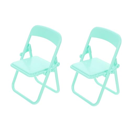 INOOMP 2 Stück Mini Model Chair Schemel Mini-Stuhl Mini-Hausstuhlmodell Ornament Kleiner Stuhl für Miniaturdekoration Mini-Stühle Plastik Light Green INOOMP 2 Stück Mini Model Chair Schemel Mini-Stuhl Mini-Hausstuhlmodell Ornament Kleiner Stuhl für Miniaturdekoration Mini-Stühle Plastik Light Green von INOOMP