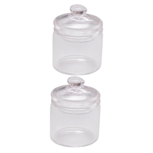 INOOMP 2stücke Miniatur Glas Vorratsbehälter Dekorative Glasdosen Für Puppenhaus Und Mikrolandschaft Detailreich Und Praktisch Für Kleine Accessoires Und Hausdekoration INOOMP 2stücke Miniatur Glas Vorratsbehälter Dekorative Glasdosen Für Puppenhaus Und Mikrolandschaft Detailreich Und Praktisch Für Kleine Accessoires Und Hausdekoration von INOOMP