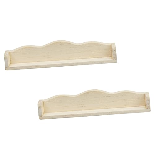 INOOMP 2stücke Wandregal Aus Holz Für Puppenhaus Dekorative Wandhalterung Für Miniaturmöbel Und Fotoprop Unbemalt Und Langlebig INOOMP 2stücke Wandregal Aus Holz Für Puppenhaus Dekorative Wandhalterung Für Miniaturmöbel Und Fotoprop Unbemalt Und Langlebig von INOOMP