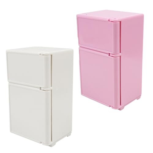 INOOMP 2 Stück Mini-möbelmodell Puppenhaus -mini -spielzeugkühlschrank Puppenhausminiaturen Puppenhaus-küchengeräte Minikühlschrank Für Puppenhaus Puppenhausmöbel Plastik INOOMP 2 Stück Mini-möbelmodell Puppenhaus -mini -spielzeugkühlschrank Puppenhausminiaturen Puppenhaus-küchengeräte Minikühlschrank Für Puppenhaus Puppenhausmöbel Plastik von INOOMP