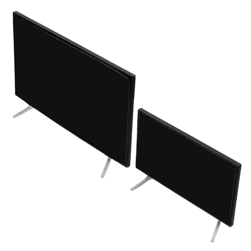 INOOMP 2 Stück Mini-tv Dollhouse Decor Miniatur-Dinge Puppenhausmöbel Mini-puppenhaus- Puppenhaus-miniaturgeräte Mini-hausmöbel- Mini-Fernseher Black Plastik INOOMP 2 Stück Mini-tv Dollhouse Decor Miniatur-Dinge Puppenhausmöbel Mini-puppenhaus- Puppenhaus-miniaturgeräte Mini-hausmöbel- Mini-Fernseher Black Plastik von INOOMP