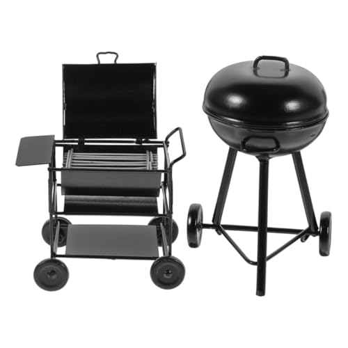 INOOMP 2 Stück Miniatur Grillset Teilig aus Retro Puppenhaus BBQ Modell Realistische Miniatur Outdoor Grill Deko Pädagogisches Küchenzubehör für Puppenhaus INOOMP 2 Stück Miniatur Grillset Teilig aus Retro Puppenhaus BBQ Modell Realistische Miniatur Outdoor Grill Deko Pädagogisches Küchenzubehör für Puppenhaus von INOOMP