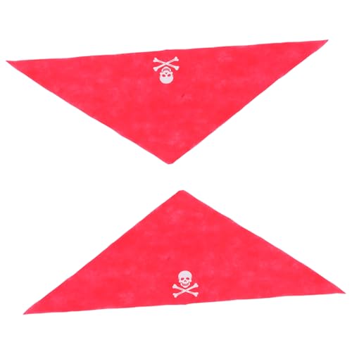 INOOMP 2 Stück Piratenkostüm Piratenanzug Piraten Stirnband Frauen Piraten-Kopftuch Piratenzubehör für Piraten-Damenaccessoires Piratenanfälle Vlies rot INOOMP 2 Stück Piratenkostüm Piratenanzug Piraten Stirnband Frauen Piraten-Kopftuch Piratenzubehör für Piraten-Damenaccessoires Piratenanfälle Vlies rot von INOOMP