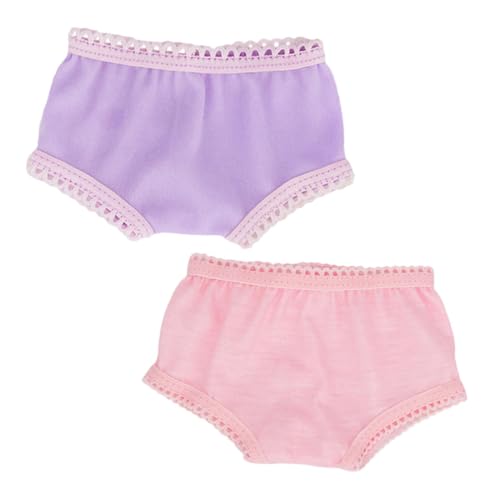INOOMP 2 Stück Puppenunterwäsche für Amerikanische Mädchenpuppen Leichtes und Langlebiges Puppenaccessoire für Fantasievolles und Puppenoutfits INOOMP 2 Stück Puppenunterwäsche für Amerikanische Mädchenpuppen Leichtes und Langlebiges Puppenaccessoire für Fantasievolles und Puppenoutfits von INOOMP