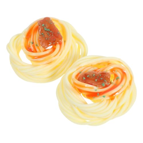 INOOMP 2stücke Künstliche Spaghetti-Nudeln Simulation Für Partys Restaurant-Dekorationen Und Spielzeug-Requisiten Rindfleisch-Pasta INOOMP 2stücke Künstliche Spaghetti-Nudeln Simulation Für Partys Restaurant-Dekorationen Und Spielzeug-Requisiten Rindfleisch-Pasta von INOOMP