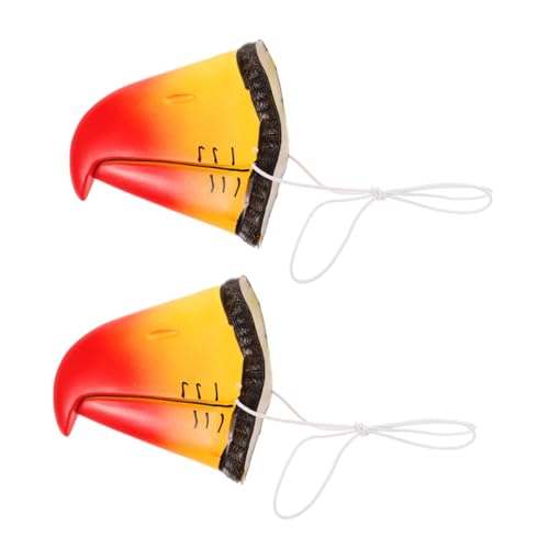 INOOMP 2 Stück Realistische Papagei Schnabel Nase Requisiten für Halloween Kostüme Leichte Tier Maske für Cosplay Lifelike Dekorative Tier Nase für Partys und Veranstaltungen INOOMP 2 Stück Realistische Papagei Schnabel Nase Requisiten für Halloween Kostüme Leichte Tier Maske für Cosplay Lifelike Dekorative Tier Nase für Partys und Veranstaltungen von INOOMP