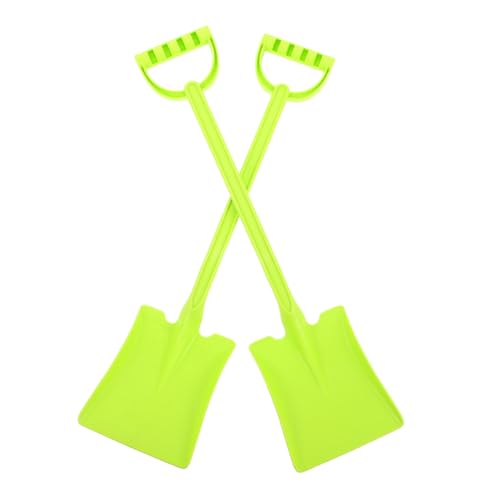 INOOMP 2 Stück Sandschaufel der für den Strand Sicherheitsspielzeug für Unisex Sandspielzeug Kinderschaufeln zum Graben Kinderschneeschaufeln Plastik Light Green INOOMP 2 Stück Sandschaufel der für den Strand Sicherheitsspielzeug für Unisex Sandspielzeug Kinderschaufeln zum Graben Kinderschneeschaufeln Plastik Light Green von INOOMP