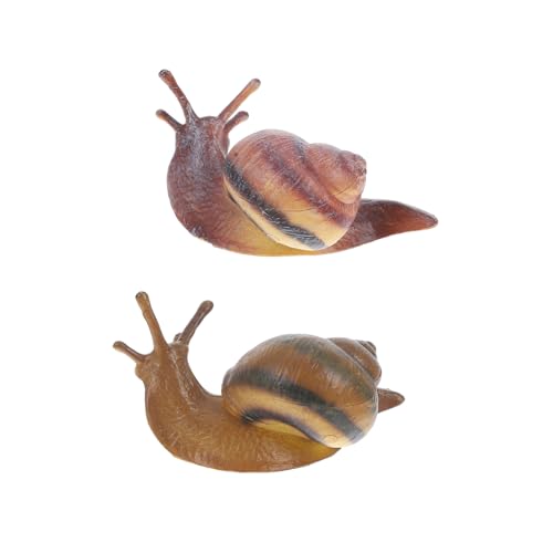 INOOMP 2 Stücke Realistische Schneckenfigur Spielzeug Simuliertes Tiermodell für Kinder Garten und Schreibtischdekoration Pädagogisches Spielzeug für Tiererkennung INOOMP 2 Stücke Realistische Schneckenfigur Spielzeug Simuliertes Tiermodell für Kinder Garten und Schreibtischdekoration Pädagogisches Spielzeug für Tiererkennung von INOOMP
