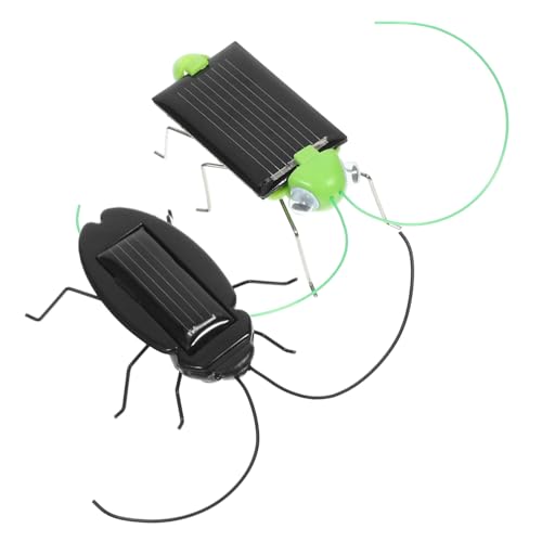 INOOMP 2 Stück Solarbetriebenes Lehrreich Solarenergiespielzeug Trichter Aus Solarenergie Kinderspielzeug Jungs Solar- Insekten Solarantriebsspielzeug Junge INOOMP 2 Stück Solarbetriebenes Lehrreich Solarenergiespielzeug Trichter Aus Solarenergie Kinderspielzeug Jungs Solar- Insekten Solarantriebsspielzeug Junge von INOOMP
