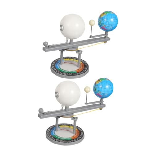 INOOMP 2 Stück Solarfinsternismondinstrument naturwissenschaftliches Lehrmittel - und Mondmodell Sonnensystem Sun Moon Science Sun Moon Lehre Plastik INOOMP 2 Stück Solarfinsternismondinstrument naturwissenschaftliches Lehrmittel - und Mondmodell Sonnensystem Sun Moon Science Sun Moon Lehre Plastik von INOOMP