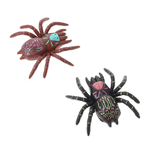 INOOMP 2 Stück Spinnenspielzeug simulierte Spinne Streichspielzeug Streich Spinne Spinnenstütze aus Kunststoff Spinnen Spinnenstreich Partytrickspielzeug weiches Gummi Schwarz INOOMP 2 Stück Spinnenspielzeug simulierte Spinne Streichspielzeug Streich Spinne Spinnenstütze aus Kunststoff Spinnen Spinnenstreich Partytrickspielzeug weiches Gummi Schwarz von INOOMP