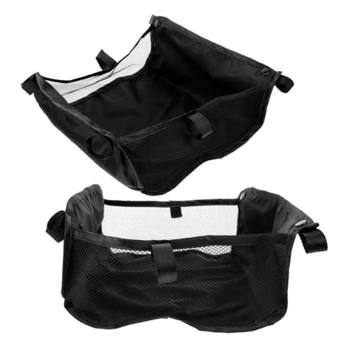 INOOMP 2 Stück Trolley-Aufbewahrungstasche Kinderwagenspeicher Kinderwagen unter dem unteren Korb wäschekorb Bodentasche des Kinderwagens Oxford-Stoff Black INOOMP 2 Stück Trolley-Aufbewahrungstasche Kinderwagenspeicher Kinderwagen unter dem unteren Korb wäschekorb Bodentasche des Kinderwagens Oxford-Stoff Black von INOOMP