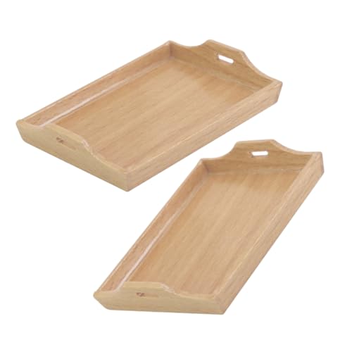 INOOMP 2 Stücke Brot Fach Teller Puppenhaus Zubehör Kleine Holz Tablett Puppenhaus Dekoration Khaki Birke INOOMP 2 Stücke Brot Fach Teller Puppenhaus Zubehör Kleine Holz Tablett Puppenhaus Dekoration Khaki Birke von INOOMP
