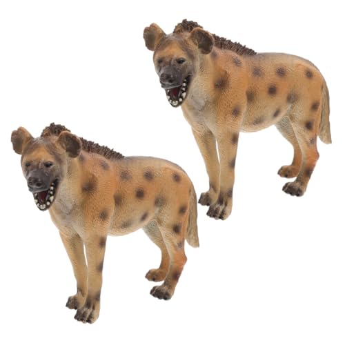 INOOMP 2 Stücke Realistische Hyänenfigur Kleine Wildtiermodelle Pädagogische Hyänenstatue Aus Kunststoff Für Kognitives Lernen Und INOOMP 2 Stücke Realistische Hyänenfigur Kleine Wildtiermodelle Pädagogische Hyänenstatue Aus Kunststoff Für Kognitives Lernen Und von INOOMP