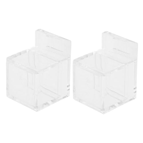 INOOMP 2 Stücke Reptilien Wasser Schüssel Ant Wasser Feeder Farm Fütterung Schalen Transparent Mini Kleine Tier Flüssigkeit Feeder Ant Nest Zubehör von INOOMP