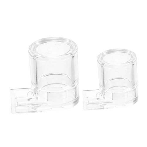 INOOMP 2 Stücke Reptilien Wasser Schüssel Ant Wasser Feeder Farm Fütterung Schalen Transparent Mini Kleine Tier Flüssigkeit Feeder Ant Nest Zubehör von INOOMP