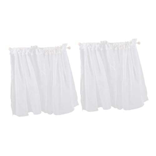 INOOMP 2 Teiliges Miniatur Spitzen Fenstervorhang Set Für Puppenhaus Mini Fenstervorhänge DIY Zubehör Für Die Dekoration Von Tiny House Szenen Requisiten Zum INOOMP 2 Teiliges Miniatur Spitzen Fenstervorhang Set Für Puppenhaus Mini Fenstervorhänge DIY Zubehör Für Die Dekoration Von Tiny House Szenen Requisiten Zum von INOOMP