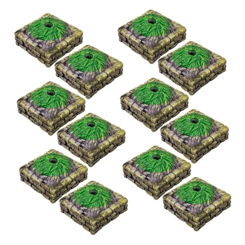 INOOMP 20 Stück Baumaltarsockel winziges Baumbasismodell Tiny Baumbasisdekoration Mini-Landschaftsdekor Mini -Baumzubehör Mini -Baumständermodell Miniaturbasen Harz INOOMP 20 Stück Baumaltarsockel winziges Baumbasismodell Tiny Baumbasisdekoration Mini-Landschaftsdekor Mini -Baumzubehör Mini -Baumständermodell Miniaturbasen Harz von INOOMP