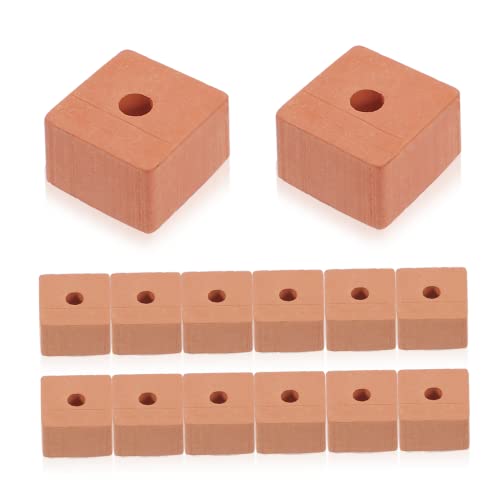INOOMP 20 Stück DIY -bausteine Miniatur Gefälscht Block Winzig Architektur Landschaftsdekor Gebäude Ziegel Mini-bausteine Mini-Steine Orange Keramik INOOMP 20 Stück DIY -bausteine Miniatur Gefälscht Block Winzig Architektur Landschaftsdekor Gebäude Ziegel Mini-bausteine Mini-Steine Orange Keramik von INOOMP