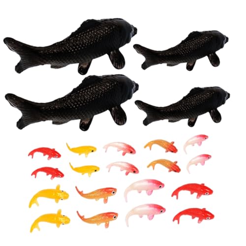 INOOMP 20 Stück Koi-Fisch-Ornamente Kunstharz: Realistische Goldfischmodelle Für Die Dekoration Von Aquarien Und – Miniaturtiere Für Puppenhäuser INOOMP 20 Stück Koi-Fisch-Ornamente Kunstharz: Realistische Goldfischmodelle Für Die Dekoration Von Aquarien Und – Miniaturtiere Für Puppenhäuser von INOOMP
