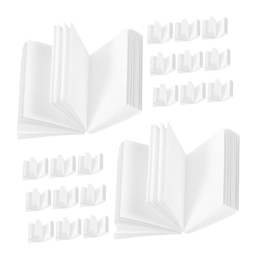 INOOMP 20 Stück Leeres Buchmodell kleines Eröffnungsbuch Miniatur-Blankobücher minibuch puppenhaus Schlafzimmer deko Minibücher für Puppen Büchermodell für Puppenhaus Papier Weiß INOOMP 20 Stück Leeres Buchmodell kleines Eröffnungsbuch Miniatur-Blankobücher minibuch puppenhaus Schlafzimmer deko Minibücher für Puppen Büchermodell für Puppenhaus Papier Weiß von INOOMP