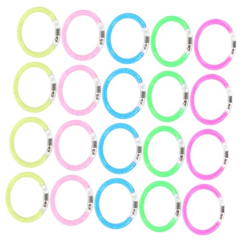 INOOMP 20 Stück Leuchtarmband Fluoreszierendes Leuchtbrille Leuchtende Armbänder Für Partys Große Leuchtarmbänder Leuchtendes Kleine Leuchtarmbänder Party Leuchtrequisiten INOOMP 20 Stück Leuchtarmband Fluoreszierendes Leuchtbrille Leuchtende Armbänder Für Partys Große Leuchtarmbänder Leuchtendes Kleine Leuchtarmbänder Party Leuchtrequisiten von INOOMP