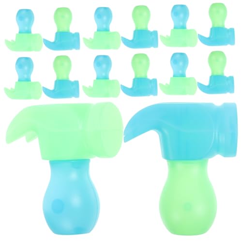 INOOMP 20 Stück Lustiger Schwerkraft-Rettichhammer Hammer Hammer Kinderspielzeug auffallend Massage Karotten-Sensor-Pfund- Kinderhammer Plastik von INOOMP