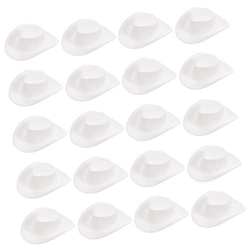 INOOMP 20 Stück Mini Cowboyhüte Plastikhüte für Puppenhaus Party Dekoration und Rollenspiele Accessoires für DIY Projekte Leicht Kompakt und Langlebig INOOMP 20 Stück Mini Cowboyhüte Plastikhüte für Puppenhaus Party Dekoration und Rollenspiele Accessoires für DIY Projekte Leicht Kompakt und Langlebig von INOOMP