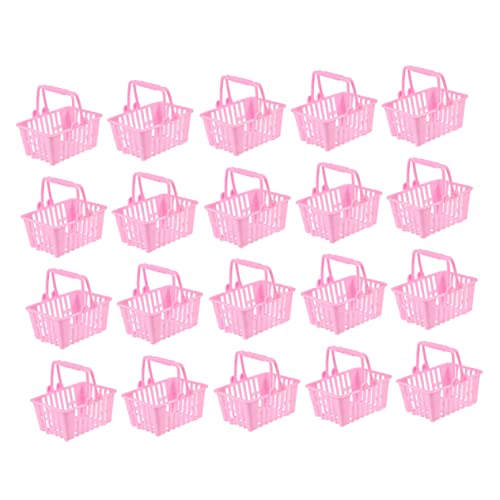 INOOMP 20 Stück Mini -Einkaufskorbsspielzeug Miniatur Einkaufskorb Einkaufskorb Kleiner Korb Einkaufskorb Toy Grocery Korb kleine Spielkörbe Spielzeugkorb Plastik Rosa INOOMP 20 Stück Mini -Einkaufskorbsspielzeug Miniatur Einkaufskorb Einkaufskorb Kleiner Korb Einkaufskorb Toy Grocery Korb kleine Spielkörbe Spielzeugkorb Plastik Rosa von INOOMP