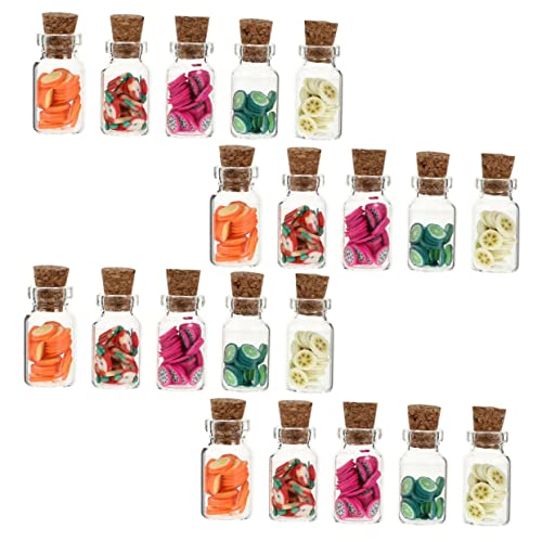 INOOMP 20 Stück Mini -Lebensmittelzubehör Miniatur-Obstglas Mini-Glas- Mini -Glas Essensspielset Miniatur-Obstflasche Puppenhaus-Ornamente Mikro-Layout-Dekorationen Miniaturen INOOMP 20 Stück Mini -Lebensmittelzubehör Miniatur-Obstglas Mini-Glas- Mini -Glas Essensspielset Miniatur-Obstflasche Puppenhaus-Ornamente Mikro-Layout-Dekorationen Miniaturen von INOOMP