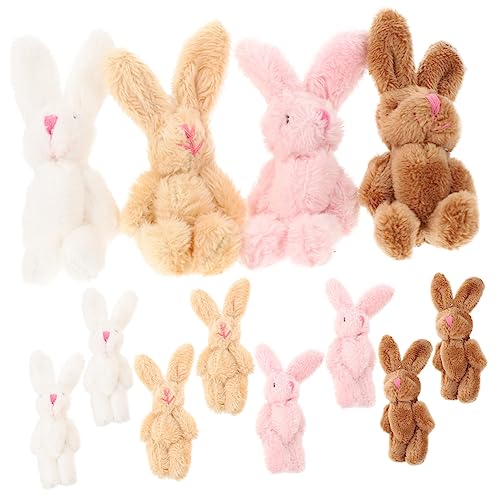 INOOMP 20 Stück Mini Plüschkaninchen Süße DIY Dekoration für Kinderzimmer Kuscheltier für Schlafbegleitung und Kreative Handarbeiten INOOMP 20 Stück Mini Plüschkaninchen Süße DIY Dekoration für Kinderzimmer Kuscheltier für Schlafbegleitung und Kreative Handarbeiten von INOOMP