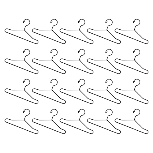 INOOMP 20 Stück Mini Puppenkleidung Rack Kleiderbügel für Minipuppen Gestell kleiderbügel für puppenkleidung puppenkleiderbügel Metallkleiderbügel puppenaufhänger aus Holz Black INOOMP 20 Stück Mini Puppenkleidung Rack Kleiderbügel für Minipuppen Gestell kleiderbügel für puppenkleidung puppenkleiderbügel Metallkleiderbügel puppenaufhänger aus Holz Black von INOOMP