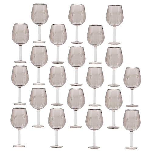 INOOMP 20 Stück Mini -bar -Brille Miniatur Dollhouse Mini Küchenbecher Kelchgläser Winzige Brille Puppenhaus-Requisite Minaturbrille Mini-Brille Puppenhausbrille Puppenhaus Tassen Plastik INOOMP 20 Stück Mini -bar -Brille Miniatur Dollhouse Mini Küchenbecher Kelchgläser Winzige Brille Puppenhaus-Requisite Minaturbrille Mini-Brille Puppenhausbrille Puppenhaus Tassen Plastik von INOOMP