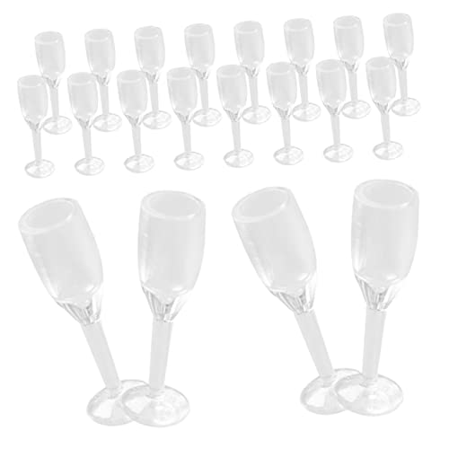 INOOMP 20 Stück Mini -cocktailglas Mini-kelchglas Miniaturbecher Für Puppenhaus Dollhouse Dekorationen Miniaturbrille Puppenhaus-miniaturbecher Puppenhauszubehör Plastik Transparent INOOMP 20 Stück Mini -cocktailglas Mini-kelchglas Miniaturbecher Für Puppenhaus Dollhouse Dekorationen Miniaturbrille Puppenhaus-miniaturbecher Puppenhauszubehör Plastik Transparent von INOOMP