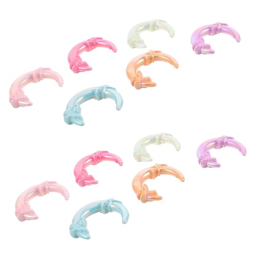 INOOMP 20 Stück Mondsichelperlen Acryl Mondperlen Zum Selbermachen Für Handyanhänger Schlüsselanhänger Stifte Und Armbänder Charms Einzigartiges Design INOOMP 20 Stück Mondsichelperlen Acryl Mondperlen Zum Selbermachen Für Handyanhänger Schlüsselanhänger Stifte Und Armbänder Charms Einzigartiges Design von INOOMP